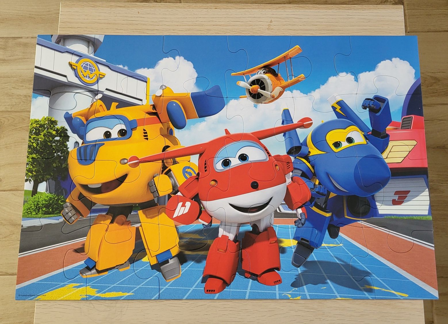 Maxi duże puzzle 24 Samoloty Planes Super Wings Trefl