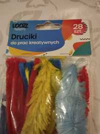 Druciki do prac kreatywnych 28 sztuk