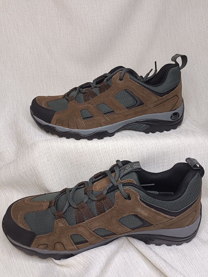 Jack Wolfskin Montana nike low buty outdoorowe męskie, brązowe, r 40.5