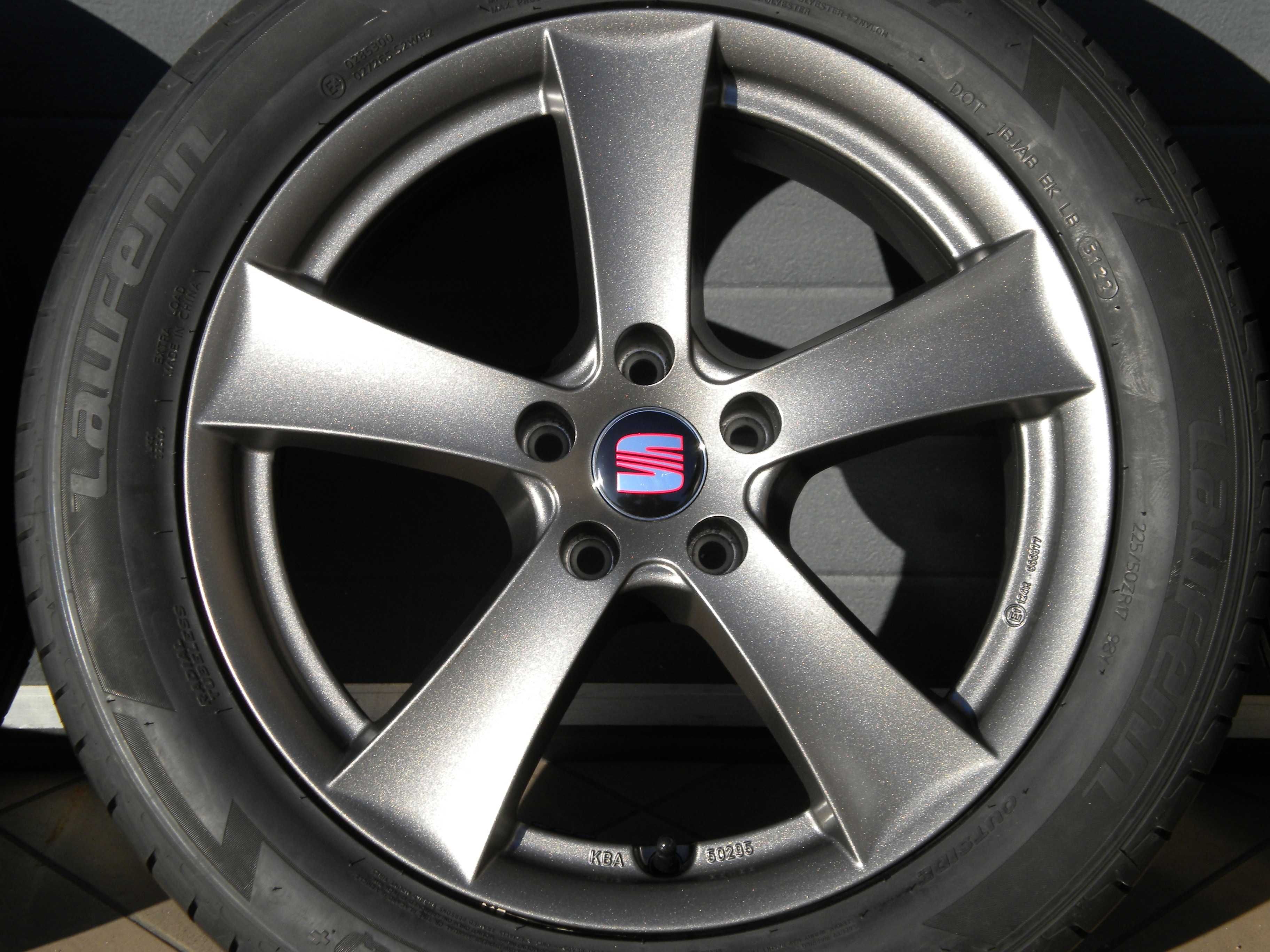 Nowe koła letnie 17 5x112 Seat Alhambra II Dezent + 225/50r17 Laufenn