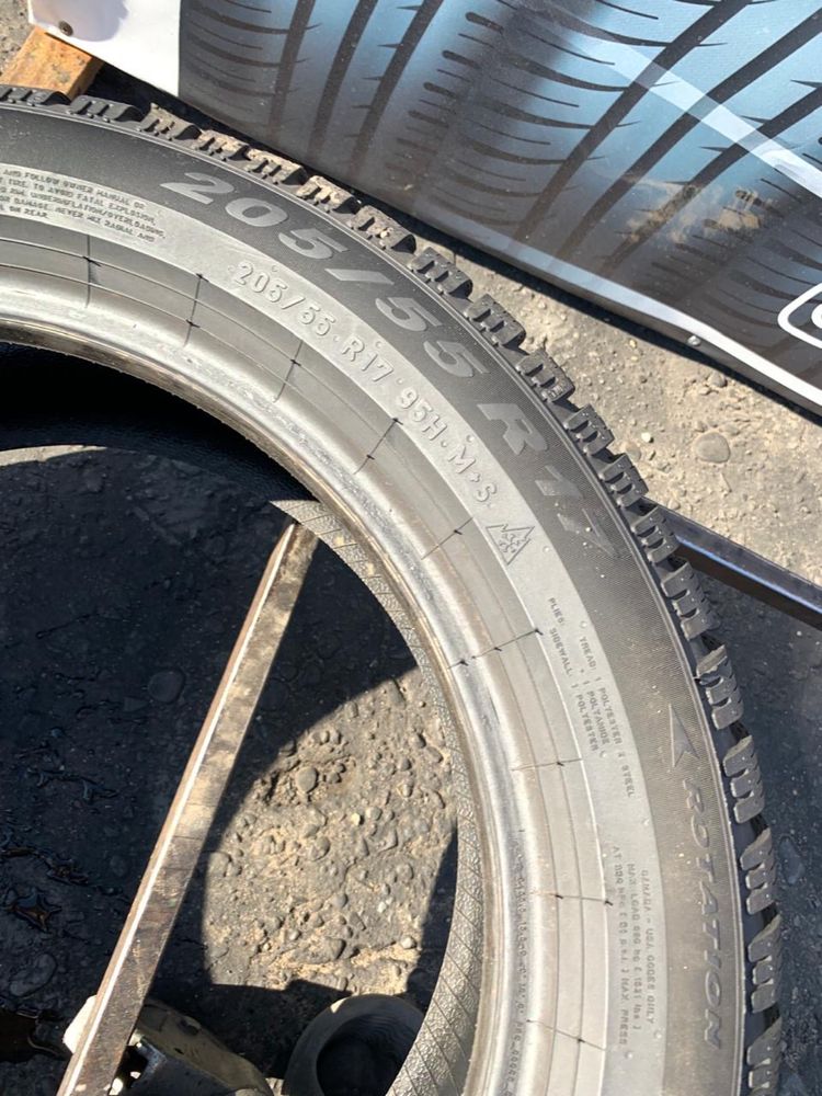 Шини 205/55 R17 Pirelli 2023p зима 7,7/8,4мм