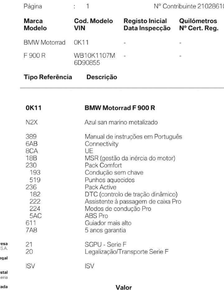 Moto 2021 BMW F900 R