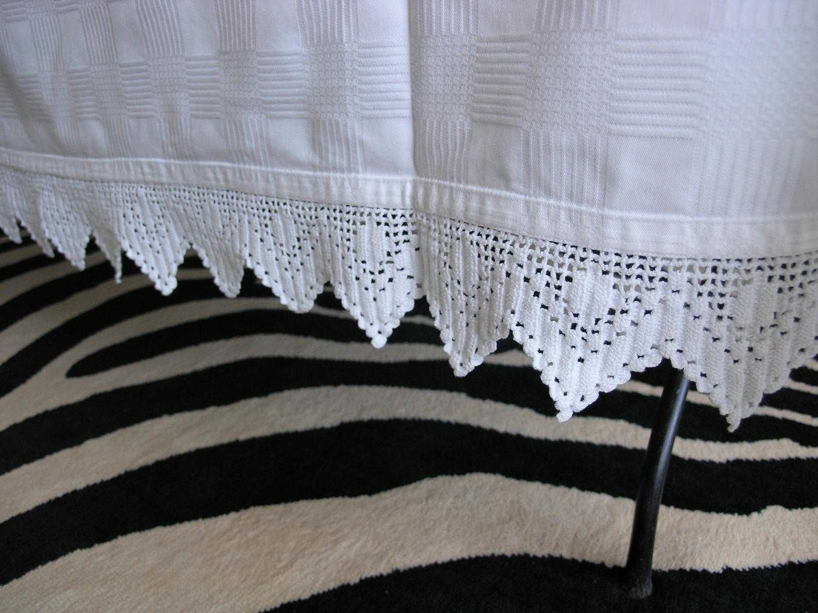 Toalha de mesa de jantar com renda