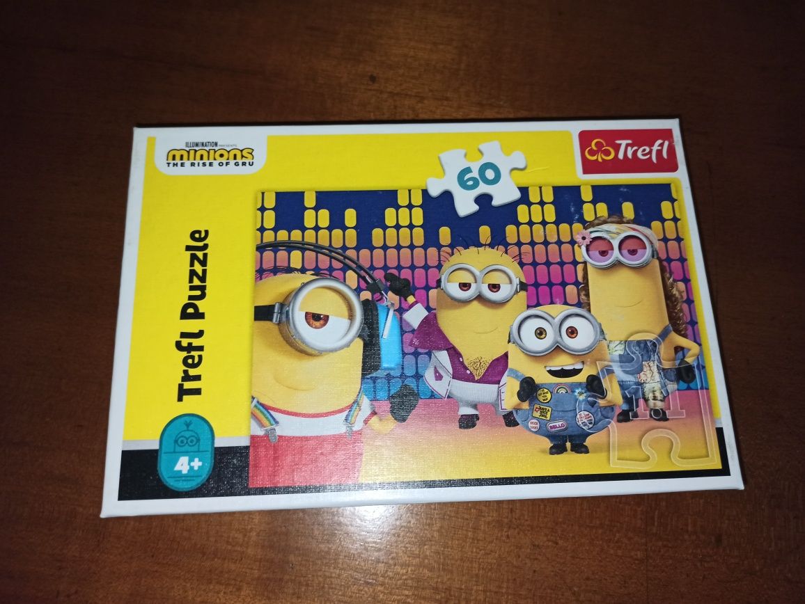 Puzzle Minionki rozrabiają Trefl Kubuś Puchatek 2x puzzle 60el