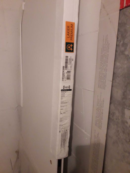 Drzwi wewnętrzne Porta Vector, białe, 80 lewe, bezprzylgowe - OKAZJA!