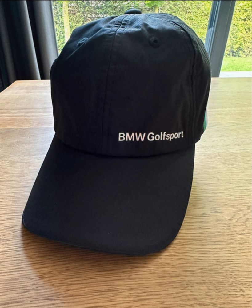 Nowa czapka z daszkiem BMW golf sport Czarna regulowana nowa
