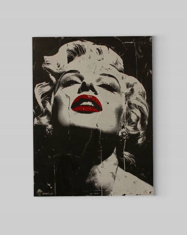 Obraz na płótnie Marilyn Monroe 75x100 cm - Pop Art Deco do wnętrz