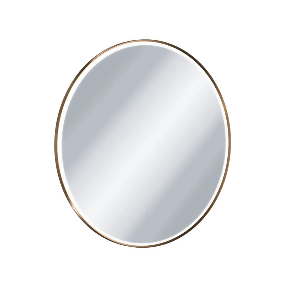 Lustro Łazienkowe Led Barwa Zmienna Okrągłe 80 Cm Excellent