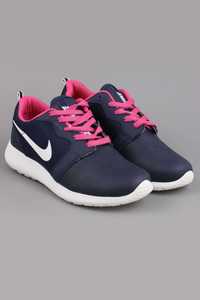 Кроссовки Nike Roshe Run темно синие