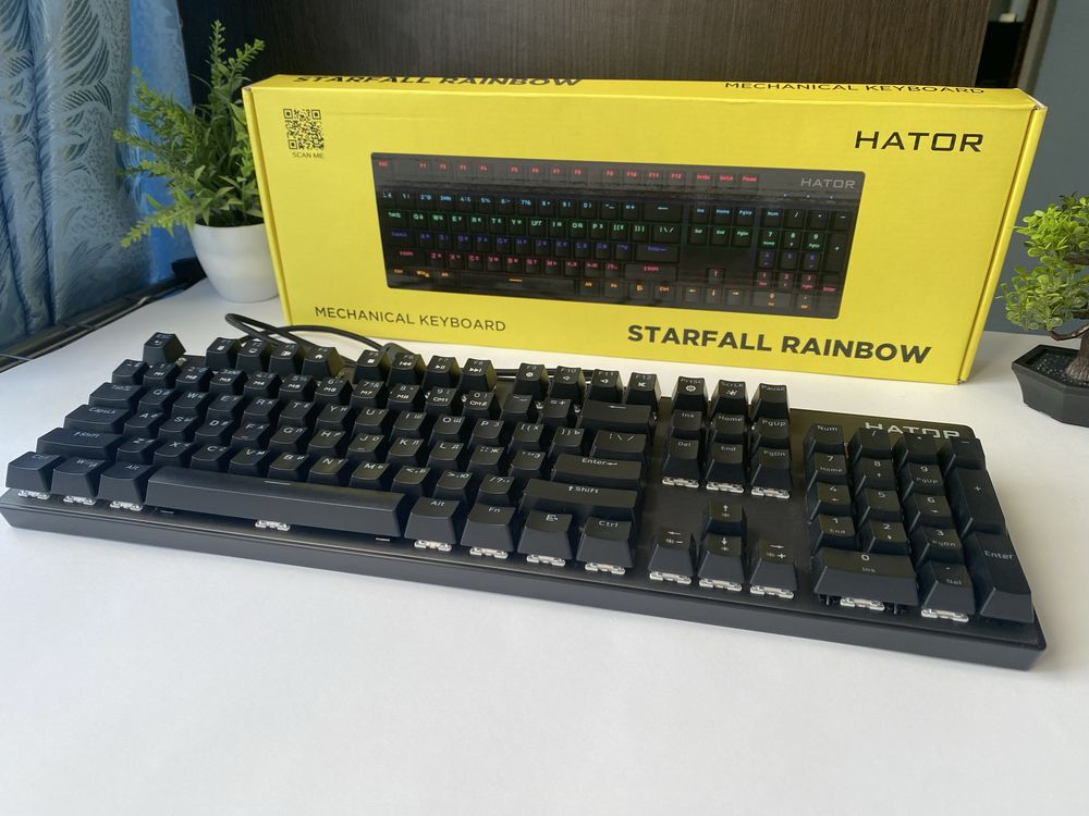 Ігрова клавіатура Hator Starfall Rainbow