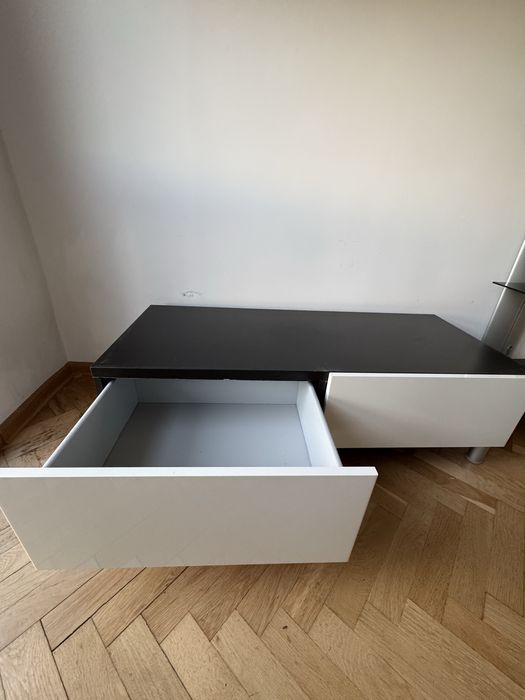 Szafka Ikea Besta z szufladami stojąca z nóżkami 120x25x40