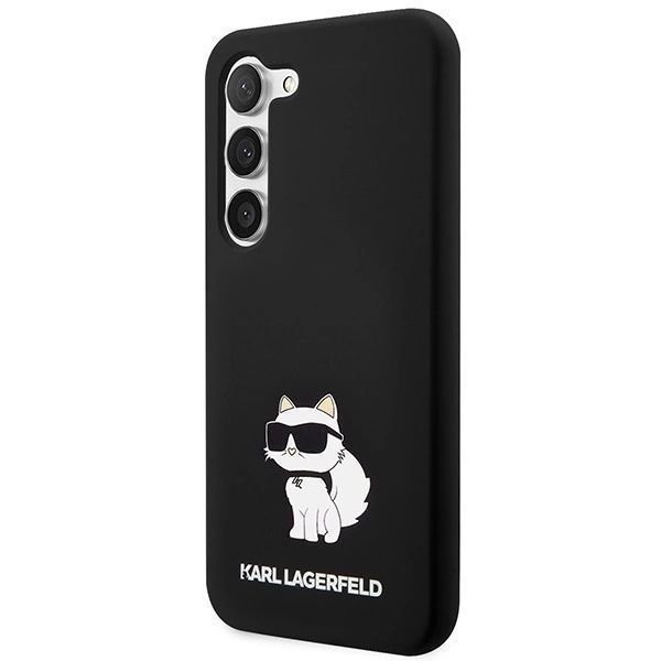 Etui Karl Lagerfeld Silicone Choupette Na Samsung Galaxy S24+ - Czarne