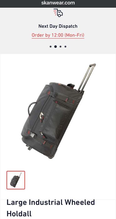 NOVAS / Large Industrial Wheeled Holdall