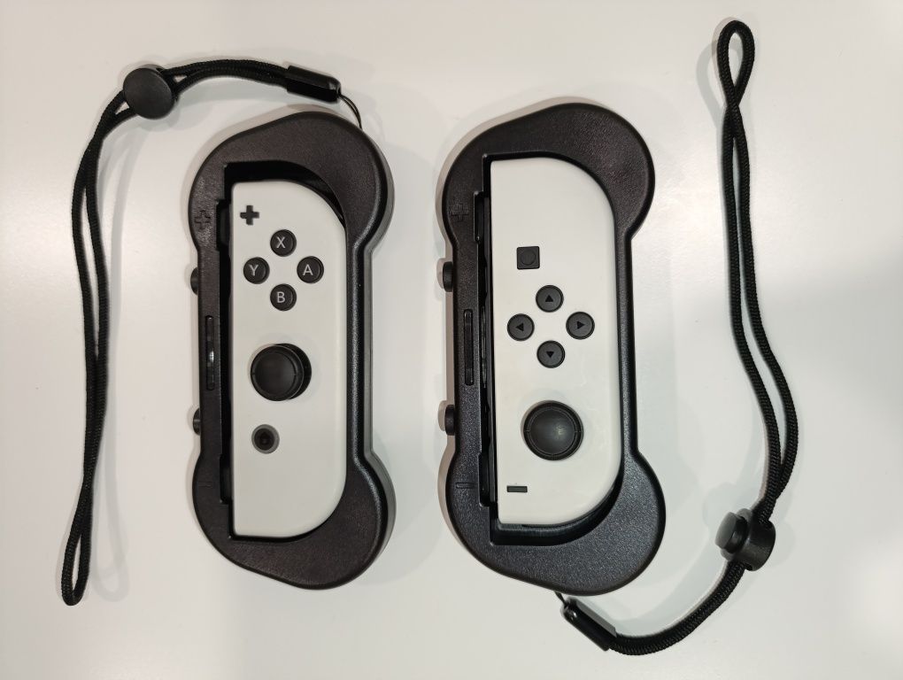 2 Proteções Joycon com correia - Nintendo switch V1 V2 e OLED
