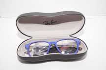 70 Okulary zerówki Ray-Ban RB 7119 niebieskie