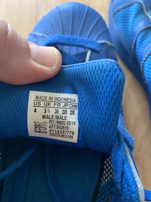 Adidas buty r36 niebieskie