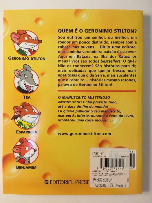 Coleção Geronimo Stilton (17 livros)