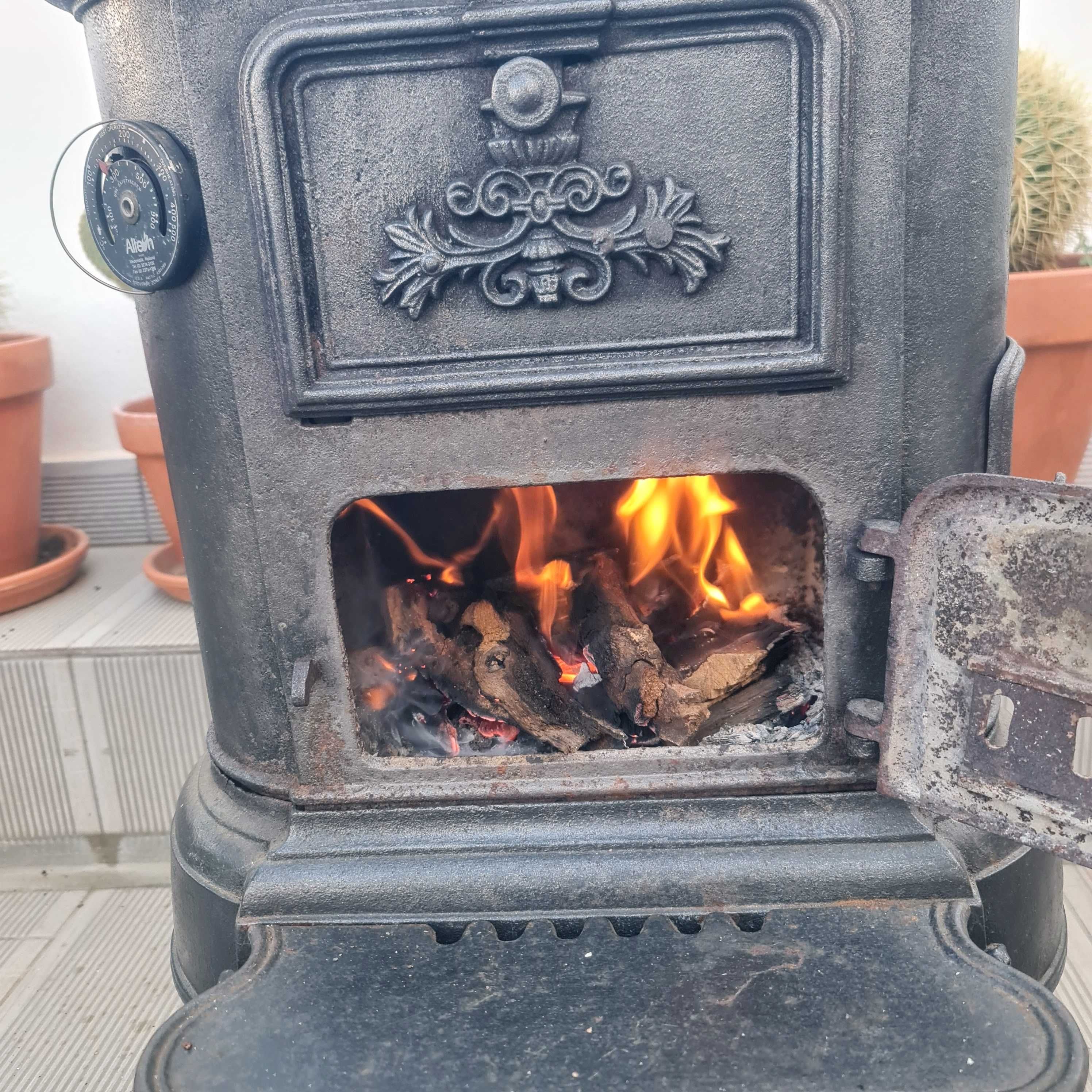 Salamandra com forno