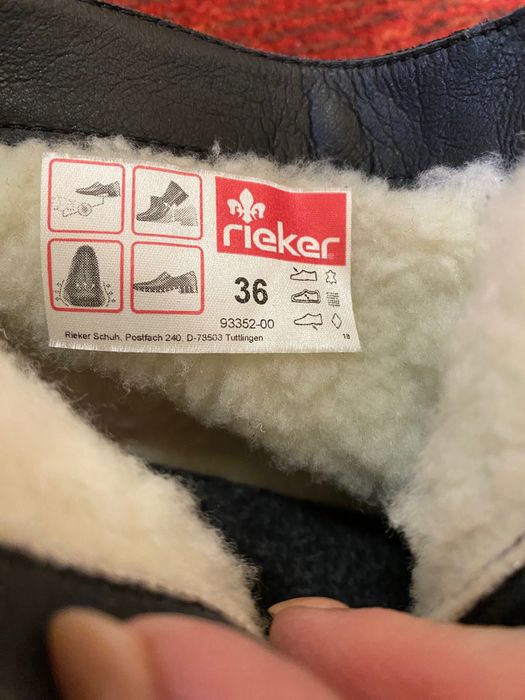 Ботинки Rieker замша