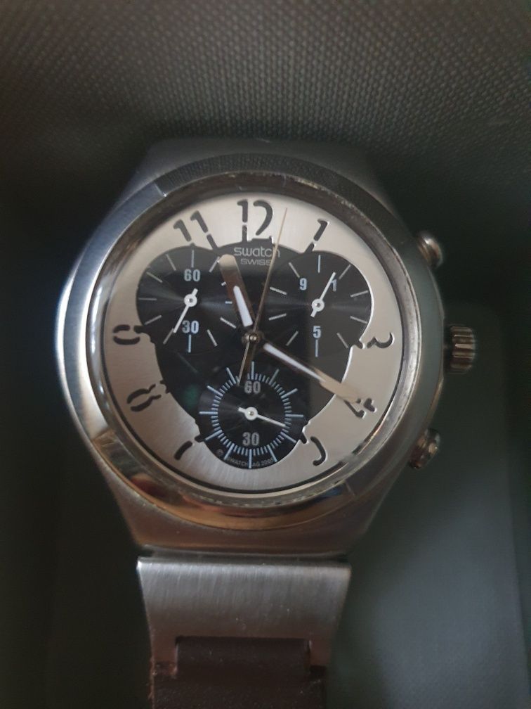 Swatch Irony V8 chronograf zegarek męski na rękę, sprawny.