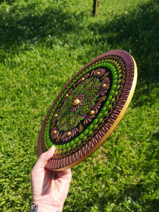 Disponível Portes Incluídos Mandala 30 cms Amor e Prosperidade