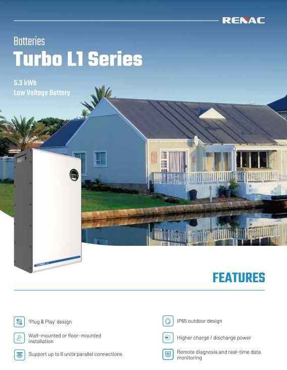 Bateria Turbo L1 Series Low Voltage  – RENAC