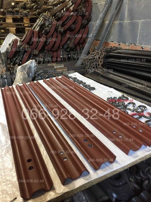 Скребок РОУ-6,РОУ4,ПРТ скоба замок планки на транспортер гноєрозкидача