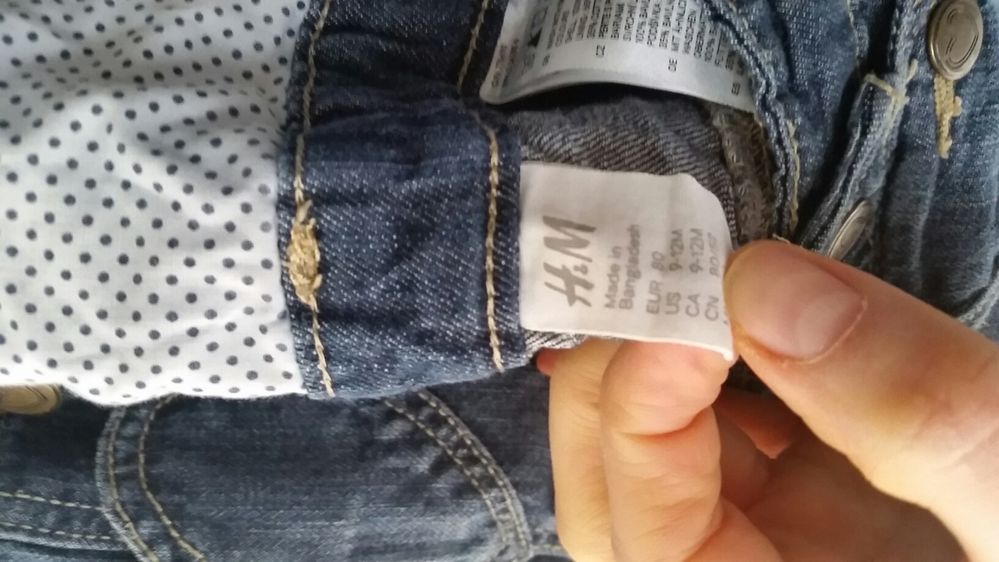 Ogrodniczki dla dziewczynki H&M