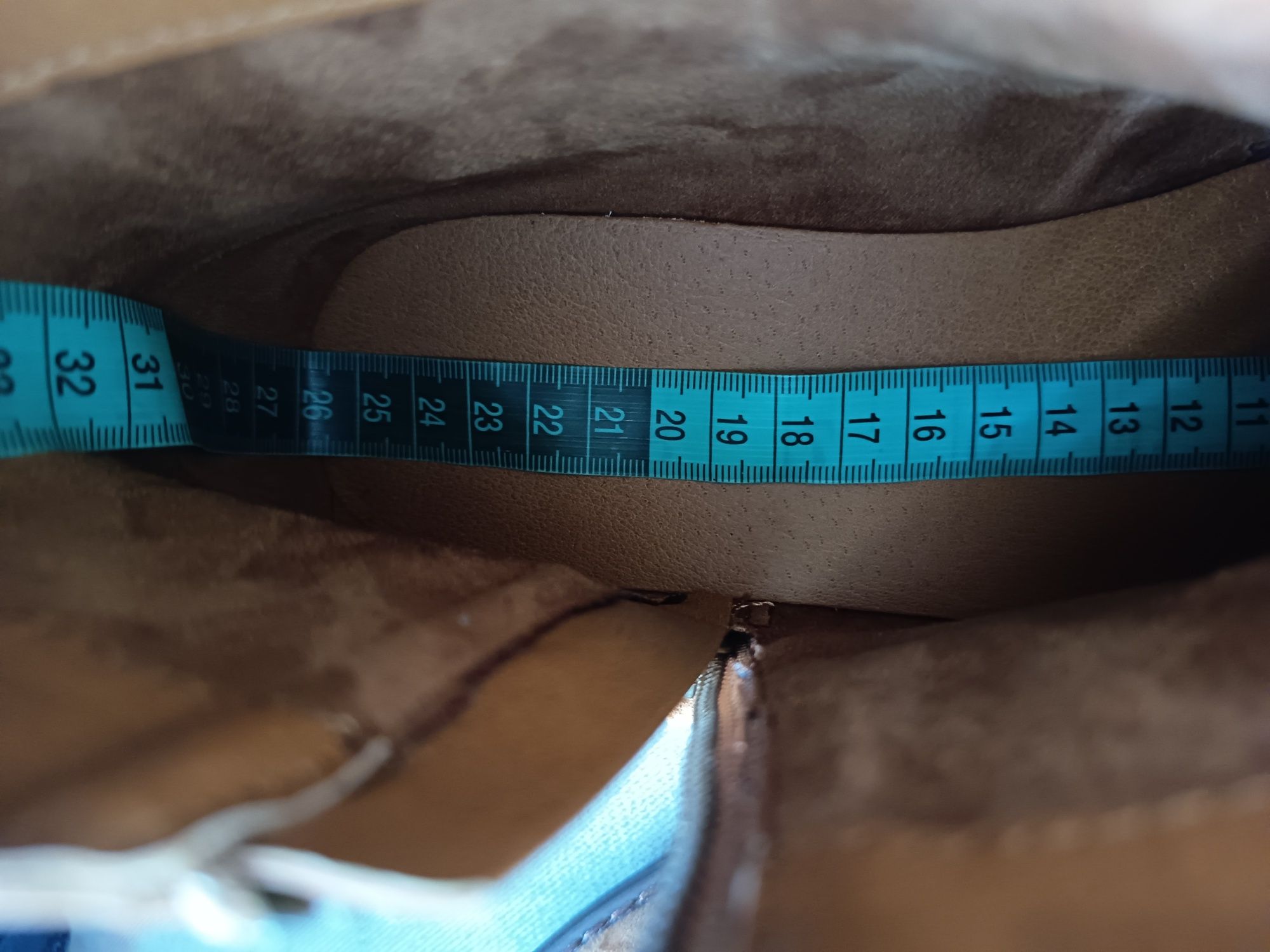 Nowe botki brązowe camel C&A rozm. 39 - 26 cm