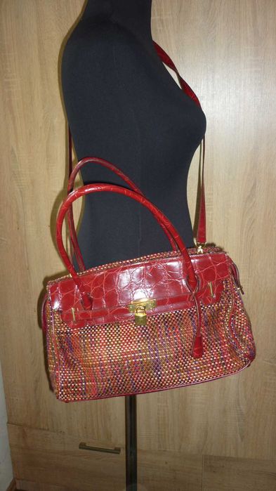 Mallisia J.- damska nowa torebka tweedowa