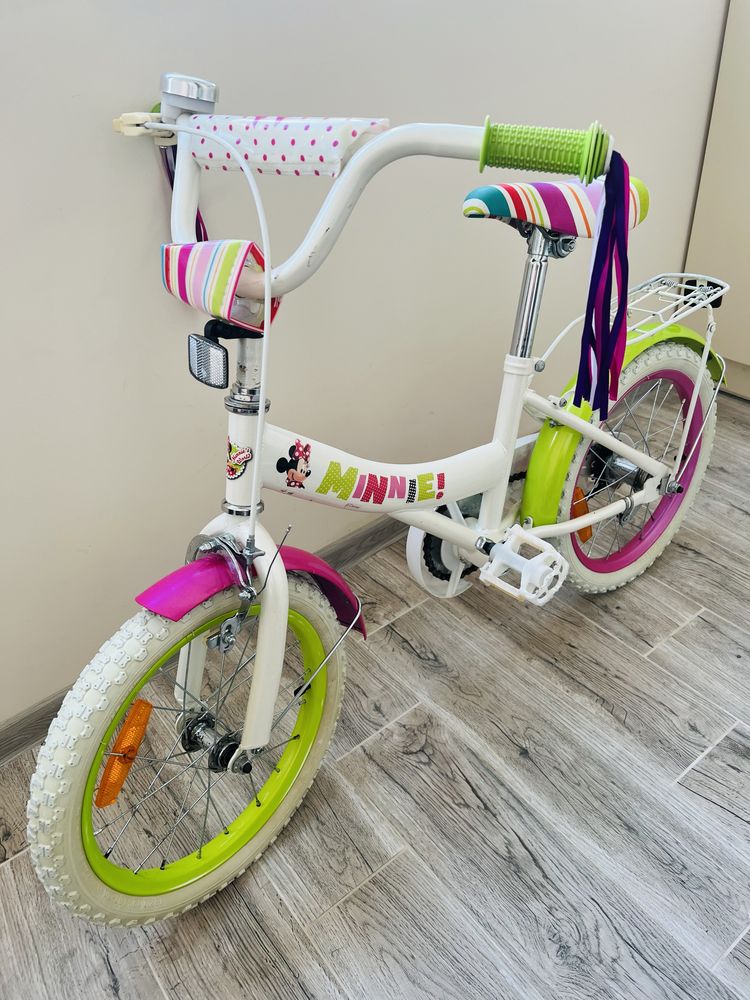 Велосипед Disney, для дівчинки 4-7 років