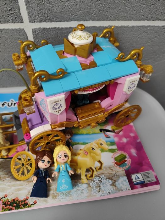 Klocki Bajkowy Świat Elefun 2614 Królewska Karoca, Enli ala Lego