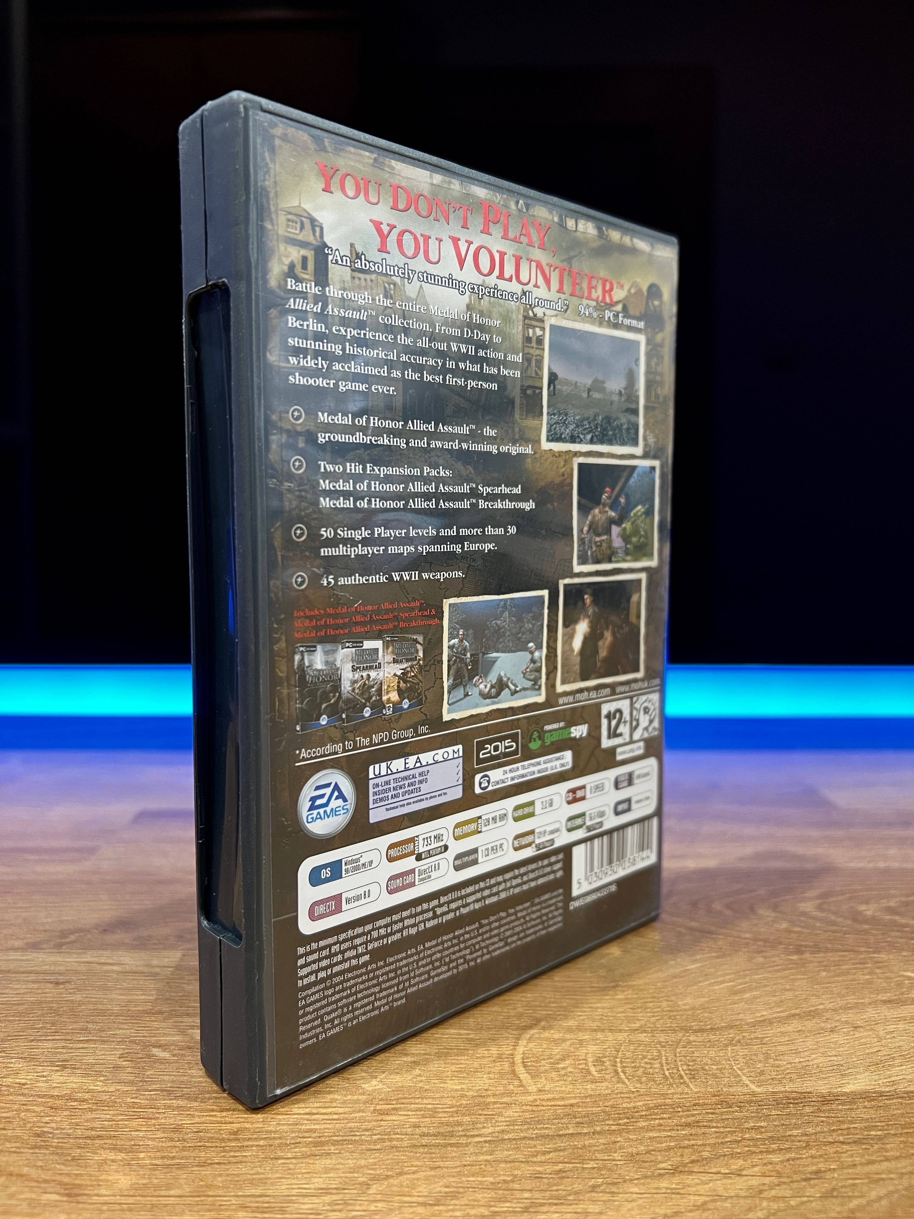 Medal of Honor War Chest (PC EN 2004) DVD BOX premierowe wydanie