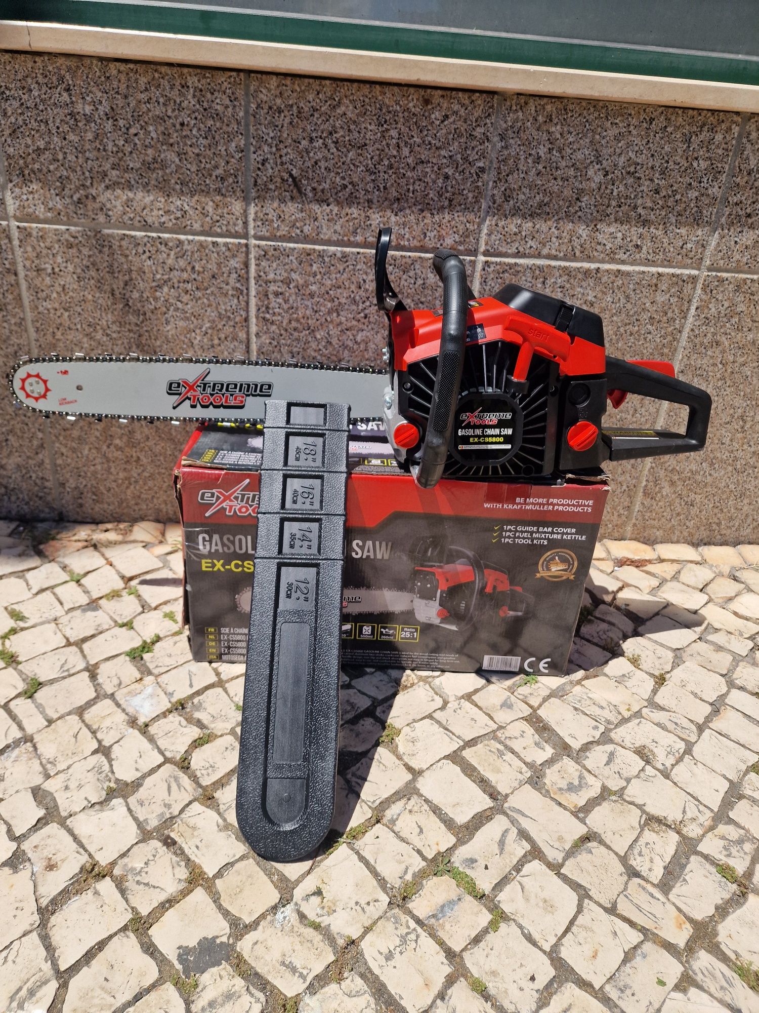 Motosserra gasolina cilindrada 58 novo