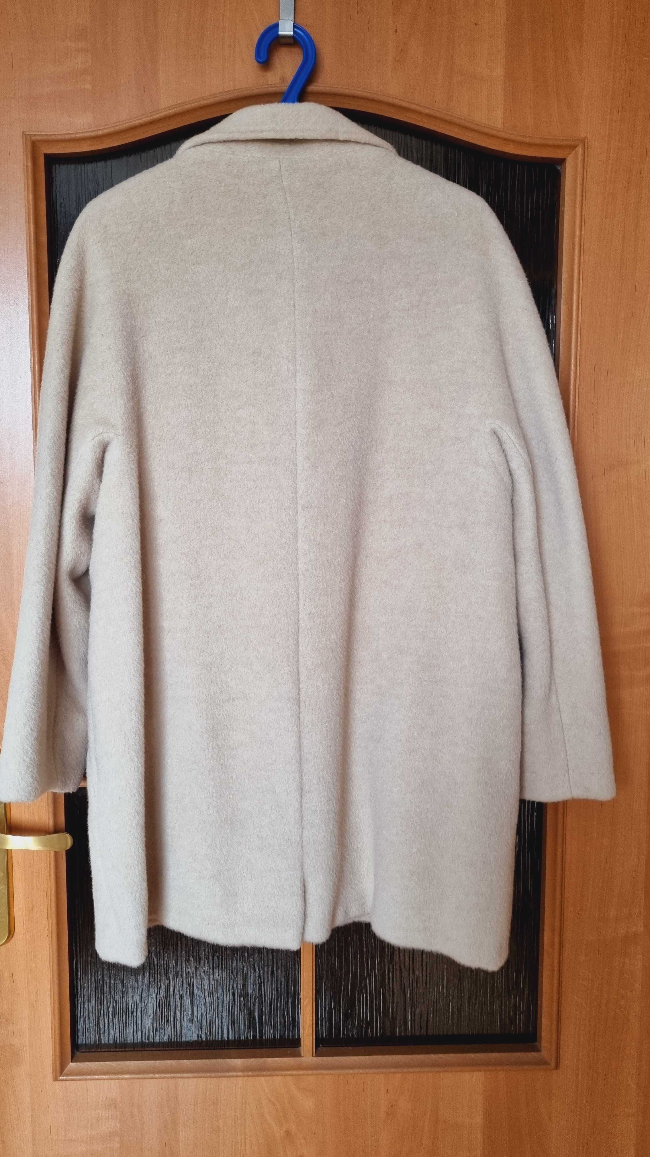 Kremowy płaszcz Marks & Spencer rozmiar 38
