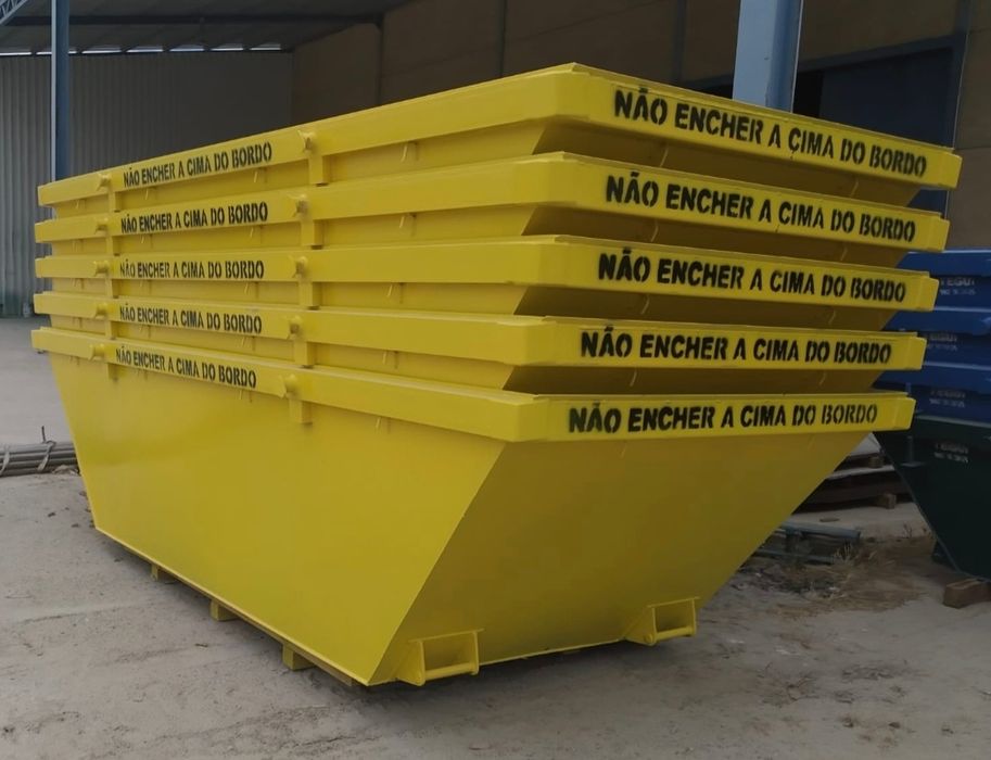 CARRINHAS e CONTENTORES p/recolha de entulho obras e resíduos urbanos