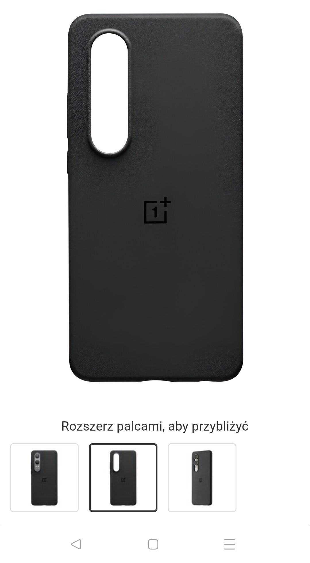 Oryginalne Etui ONEPLUS Sandstone do OnePlus Nord CE 4 Lite Czarny