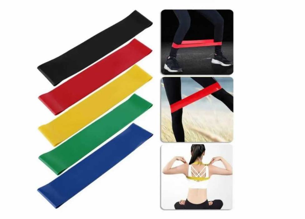 Резинка для фитнеса набор 5 шт