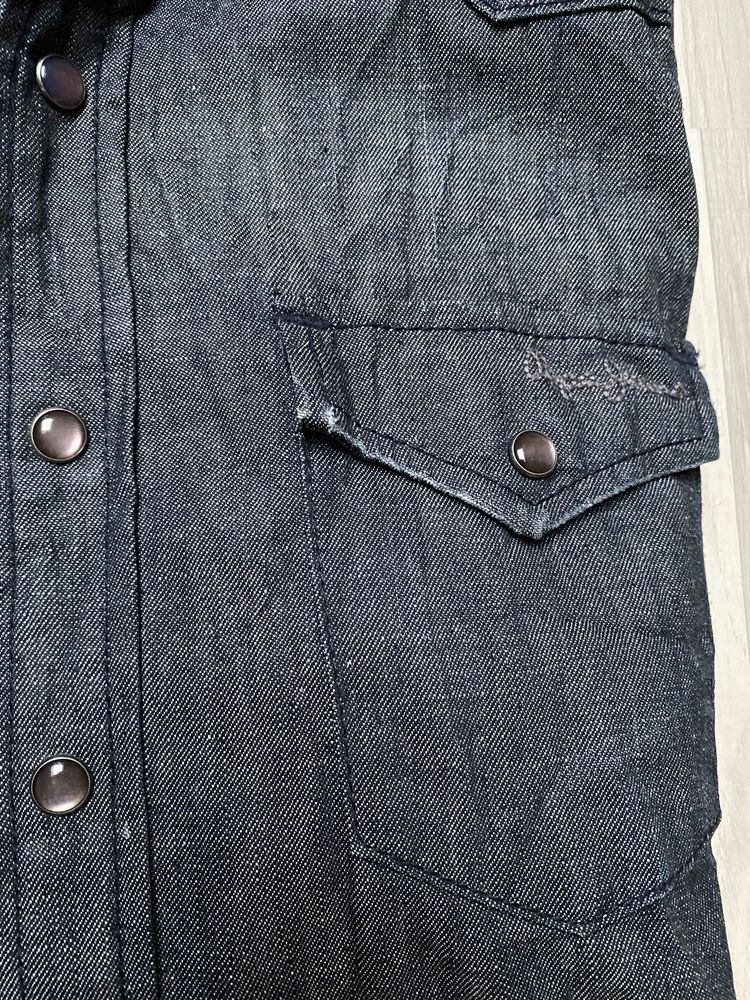 Koszula jeans surowy gnieciona Pepe Jeans M modern