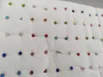 Conjunto de 100 pares de brincos - Novos!