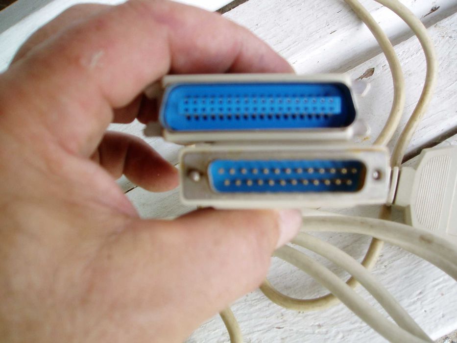 мережевий шнур /Кабель для підключення принтера через паралельний порт