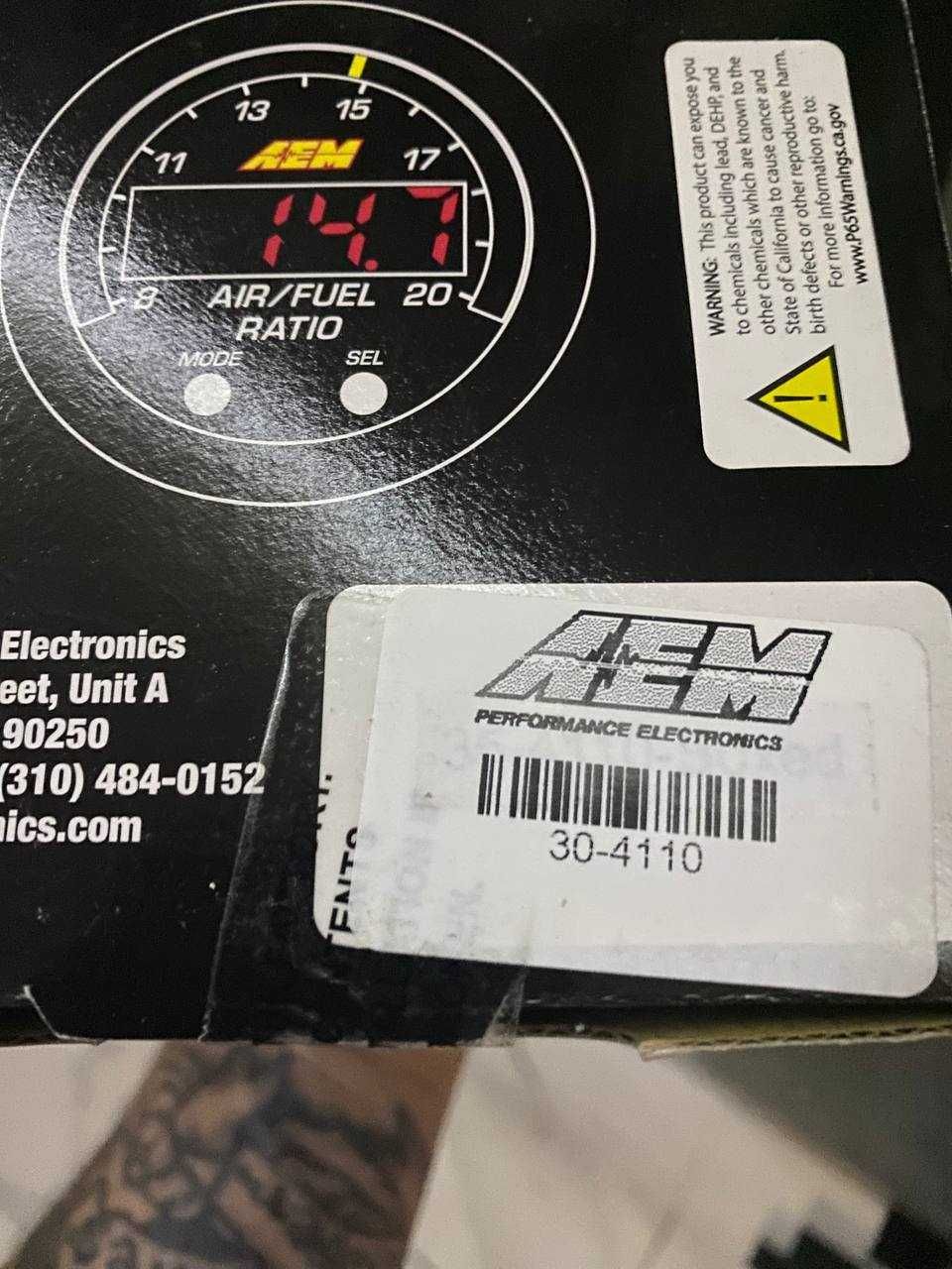 ШДК лямбда зонд AEM 30-4110,2 цвета циферблата в 1 комплекте.ОРИГИНАЛ