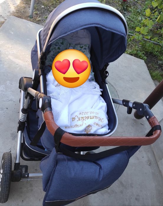 Терміново Коляска 3 в 1 дитячий візок люлька прогулка автокрісло