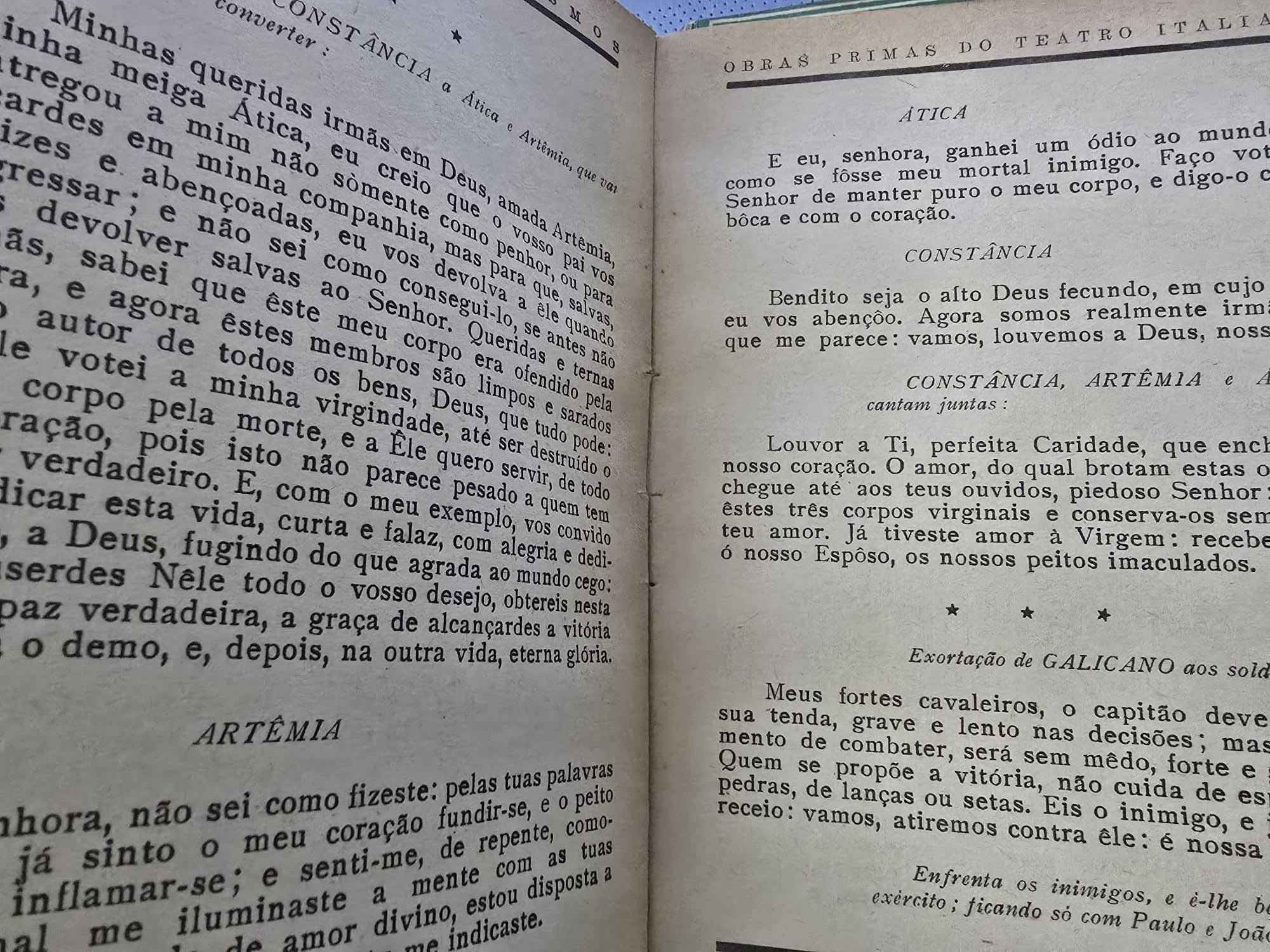 Obras-Primas do Teatro Italiano - 3 Vols.
