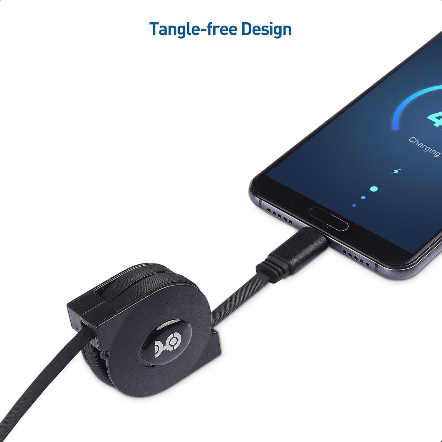 Kabel do ładowarki USB C USB C zwijany 1m 2szt SPP415
