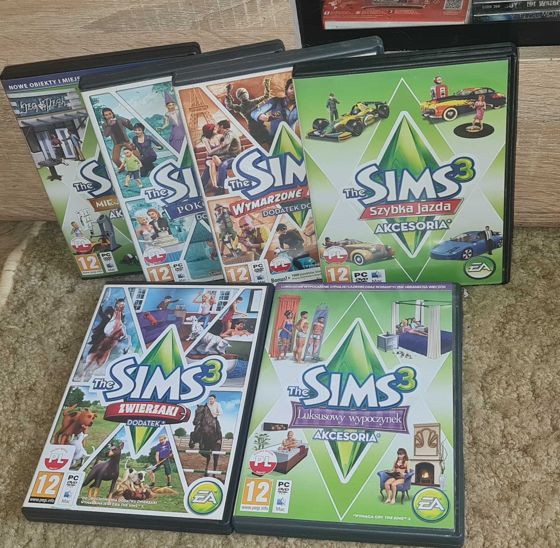 The Sims 3 Zestaw 6 Dodatków PC / PL
