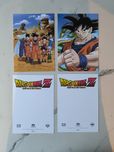 Helios anime Dragon Ball Z dwie karty A5 ulotki filmowe