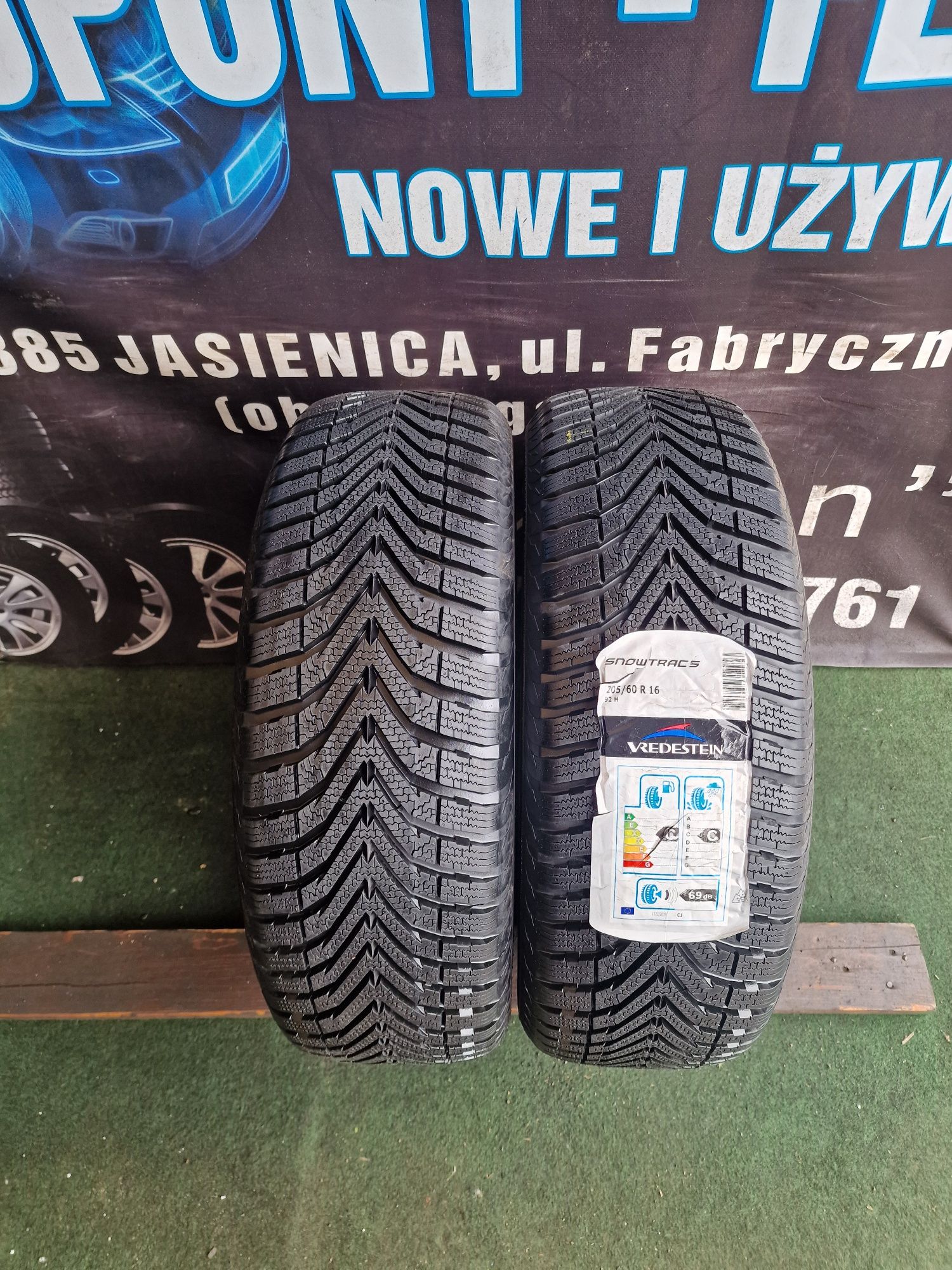 Opony zimowe 205/60/16 Vredestein Para Nowe