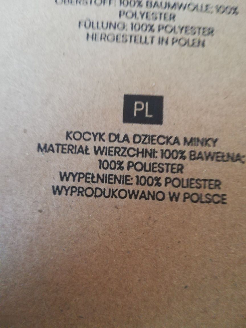 Nowy kocyk minky