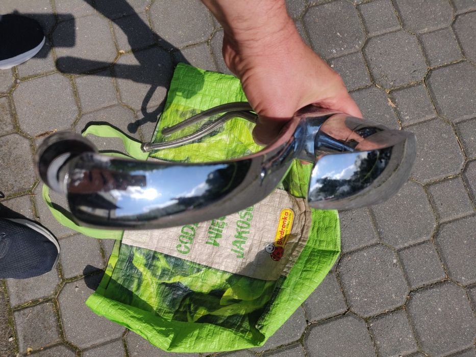 Bateria kuchenna KFA stojąca wysoka wylewka + perlator, STAN IDEALNY